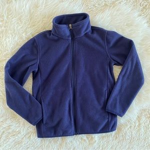 Amazon Essentials Blue Fleece Zip-Up, size 8 years